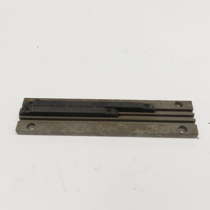 Steel Limit Switch Dog Rail 6mm 3 Groove 58mm x 250mm