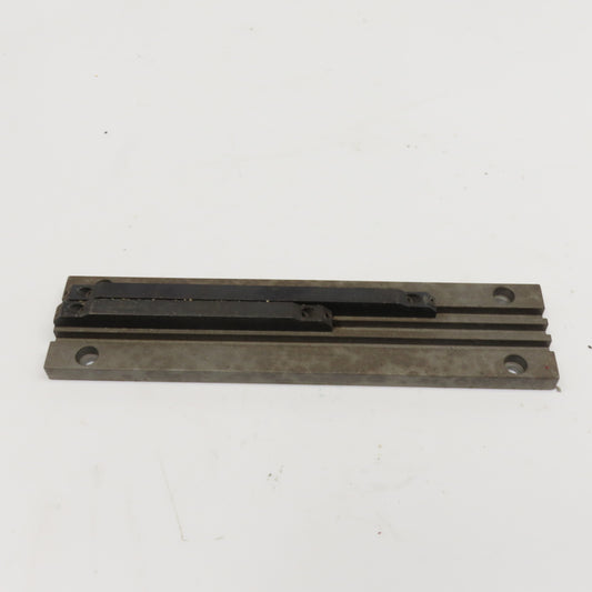 Steel Limit Switch Dog Rail 6mm 3 Groove 58mm x 250mm