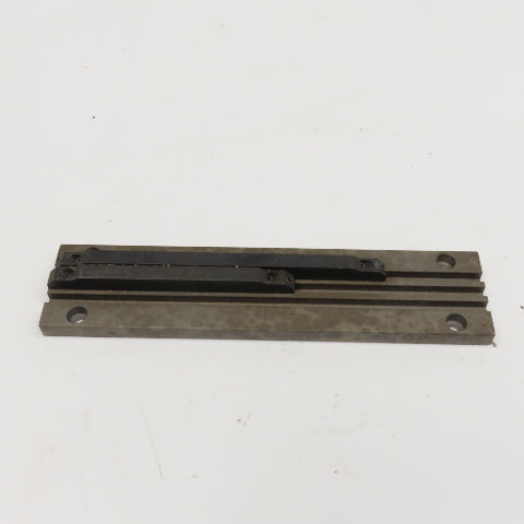 Steel Limit Switch Dog Rail 6mm 3 Groove 58mm x 250mm