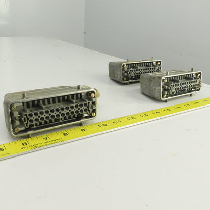 Wieland 70.300.2440 /70.400.1040 12 Pin Female Connector 380/660VAC 16A Lot Of 3