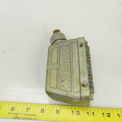 Wieland 70.300.2440 /70.400.1040 12 Pin Female Connector 380/660VAC 16A Lot Of 3