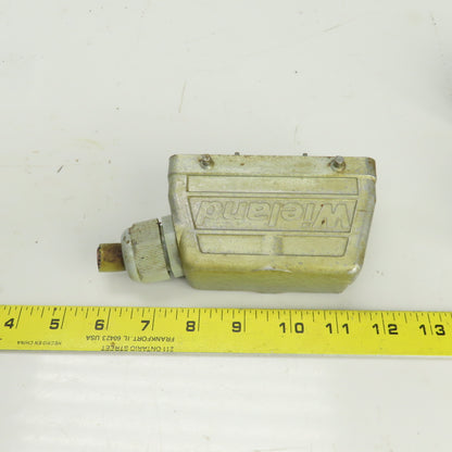 Wieland 70.300.2440 /70.400.1040 12 Pin Female Connector 380/660VAC 16A Lot Of 3