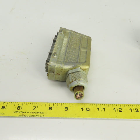 Wieland 70.300.2440 /70.400.1040 12 Pin Female Connector 380/660VAC 16A Lot Of 3