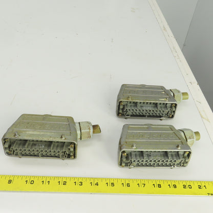 Wieland 70.300.2440 /70.400.1040 12 Pin Female Connector 380/660VAC 16A Lot Of 3