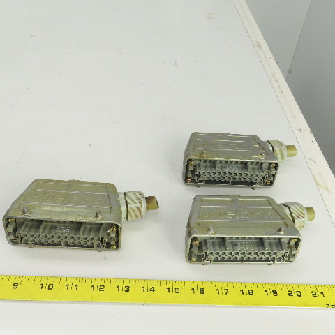Wieland 70.300.2440 /70.400.1040 12 Pin Female Connector 380/660VAC 16A Lot Of 3