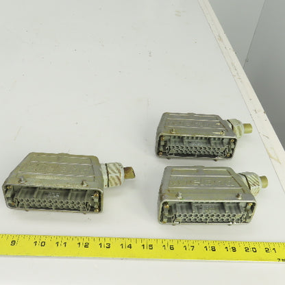 Wieland 70.300.2440 /70.400.1040 12 Pin Female Connector 380/660VAC 16A Lot Of 3