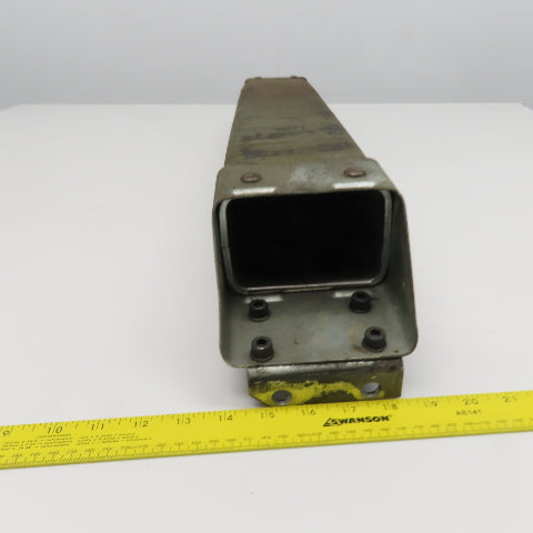 4-1/8" x 2-3/4" Steel Flexible Wireway Cable Carrier W/ Anchors 34-1/4" OAL