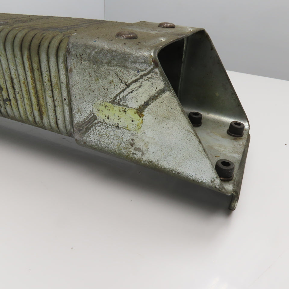 4-1/8" x 2-3/4" Steel Flexible Wireway Cable Carrier W/ Anchors 34-1/4" OAL