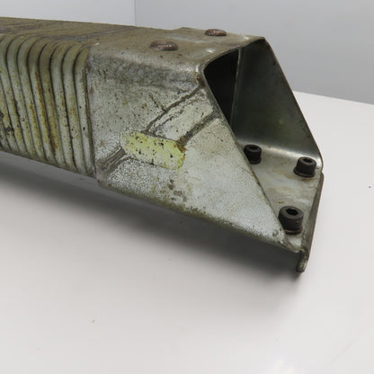 4-1/8" x 2-3/4" Steel Flexible Wireway Cable Carrier W/ Anchors 34-1/4" OAL