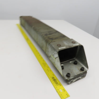 4-1/8" x 2-3/4" Steel Flexible Wireway Cable Carrier W/ Anchors 34-1/4" OAL