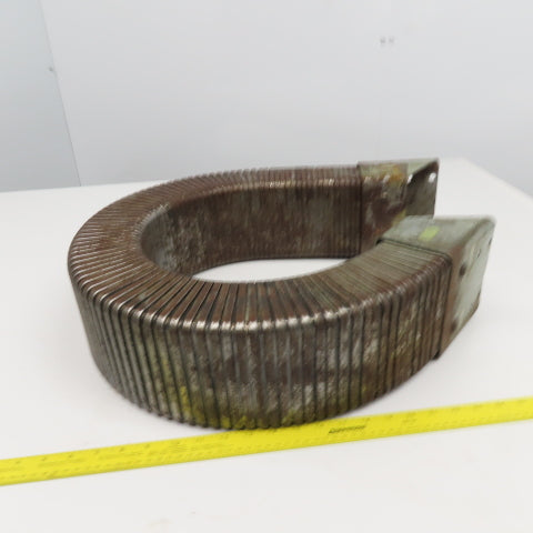 5-1/8" x 3-1/4" Steel Flexible Wireway Cable Carrier W/ Anchors 43-3/4" OAL