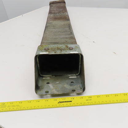 5-1/8" x 3-1/4" Steel Flexible Wireway Cable Carrier W/ Anchors 43-3/4" OAL