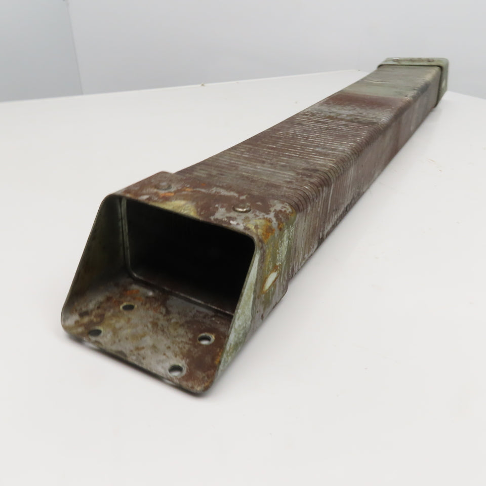 5-1/8" x 3-1/4" Steel Flexible Wireway Cable Carrier W/ Anchors 43-3/4" OAL