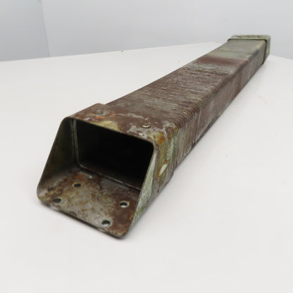 5-1/8" x 3-1/4" Steel Flexible Wireway Cable Carrier W/ Anchors 43-3/4" OAL