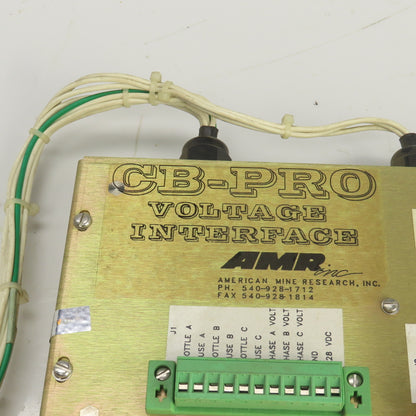 American Mine Research CB-Pro Voltage Interface