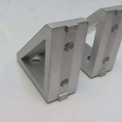 15 Series 4 Hole Keyed Tall Gusseted Inside Corner Bracket Lot of 2