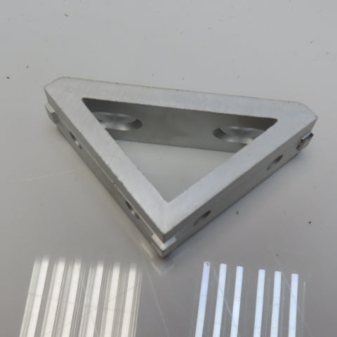 15 Series 4 Hole Keyed Tall Gusseted Inside Corner Bracket Lot of 2