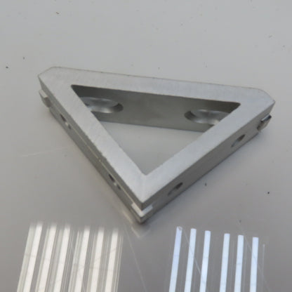 15 Series 4 Hole Keyed Tall Gusseted Inside Corner Bracket Lot of 2