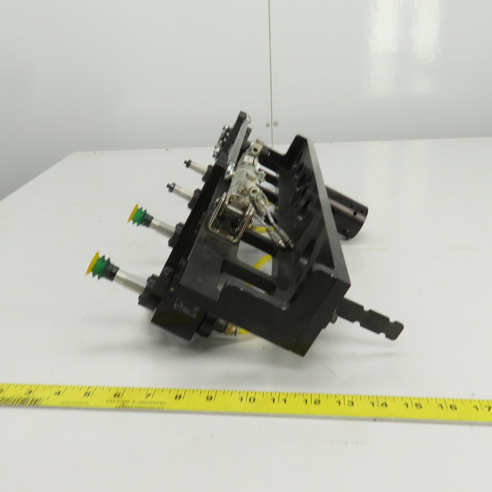 Single Section Rotating 4 Station Vacuum Pick And Place Robot Arm Fixture