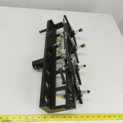Single Section Rotating 4 Station Vacuum Pick And Place Robot Arm Fixture