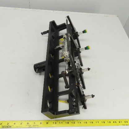 Single Section Rotating 4 Station Vacuum Pick And Place Robot Arm Fixture