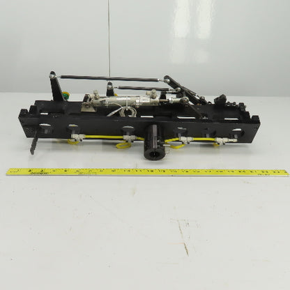 Single Section Rotating 4 Station Vacuum Pick And Place Robot Arm Fixture