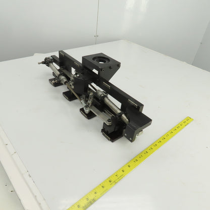 2 Section Rotating 4 Station Pick And Place Robot Arm Fixture