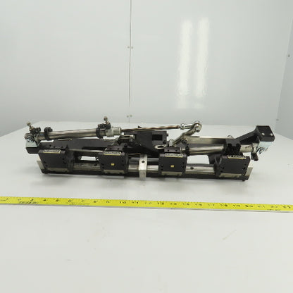 2 Section Rotating 4 Station Pick And Place Robot Arm Fixture