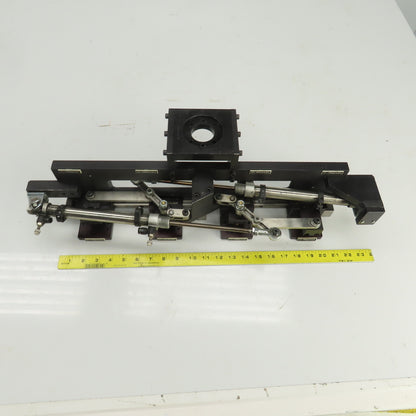 2 Section Rotating 4 Station Pick And Place Robot Arm Fixture