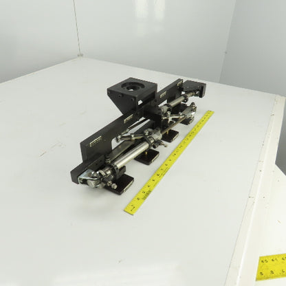 2 Section Rotating 4 Station Pick And Place Robot Arm Fixture