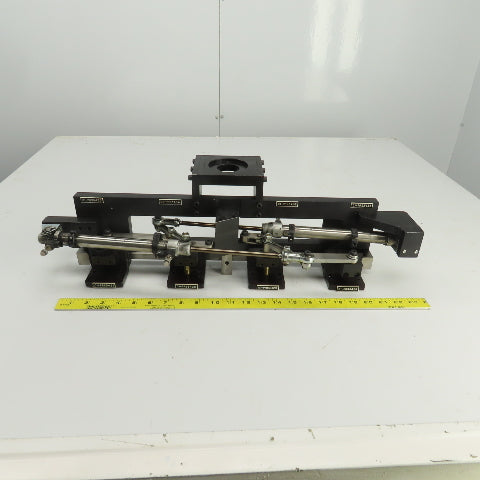 2 Section Rotating 4 Station Pick And Place Robot Arm Fixture