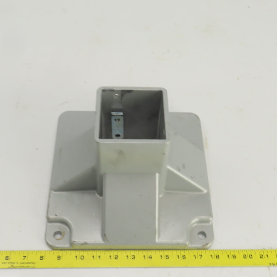 10" x 10"  Aluminum Stand Base Post Holder 3-1/8" x 3-1/8"
