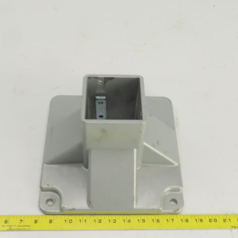 10" x 10"  Aluminum Stand Base Post Holder 3-1/8" x 3-1/8"