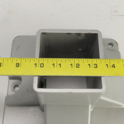 10" x 10"  Aluminum Stand Base Post Holder 3-1/8" x 3-1/8"