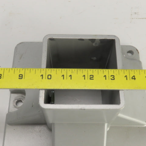 10" x 10"  Aluminum Stand Base Post Holder 3-1/8" x 3-1/8"