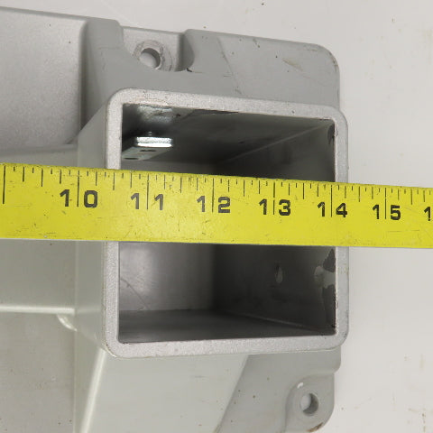 10" x 10"  Aluminum Stand Base Post Holder 3-1/8" x 3-1/8"