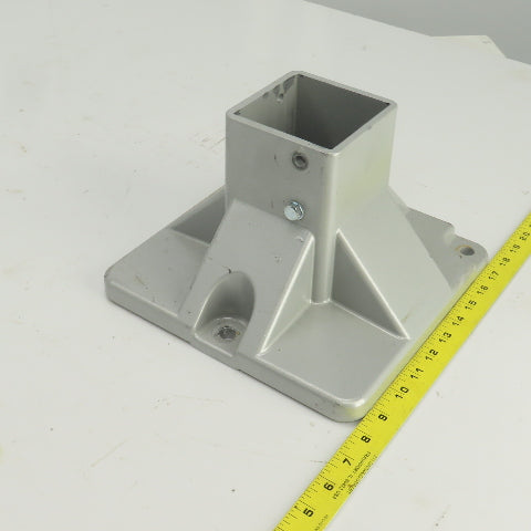 10" x 10"  Aluminum Stand Base Post Holder 3-1/8" x 3-1/8"