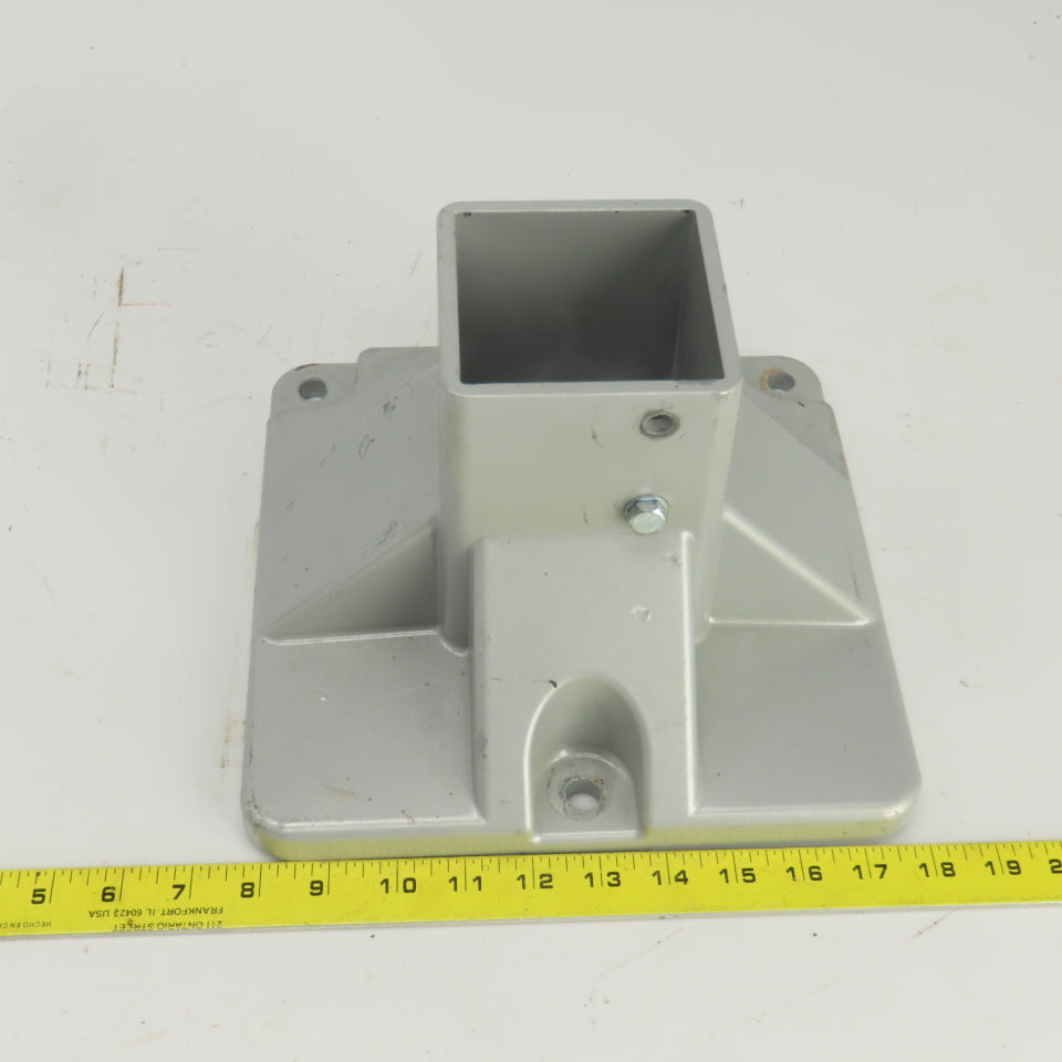10" x 10"  Aluminum Stand Base Post Holder 3-1/8" x 3-1/8"