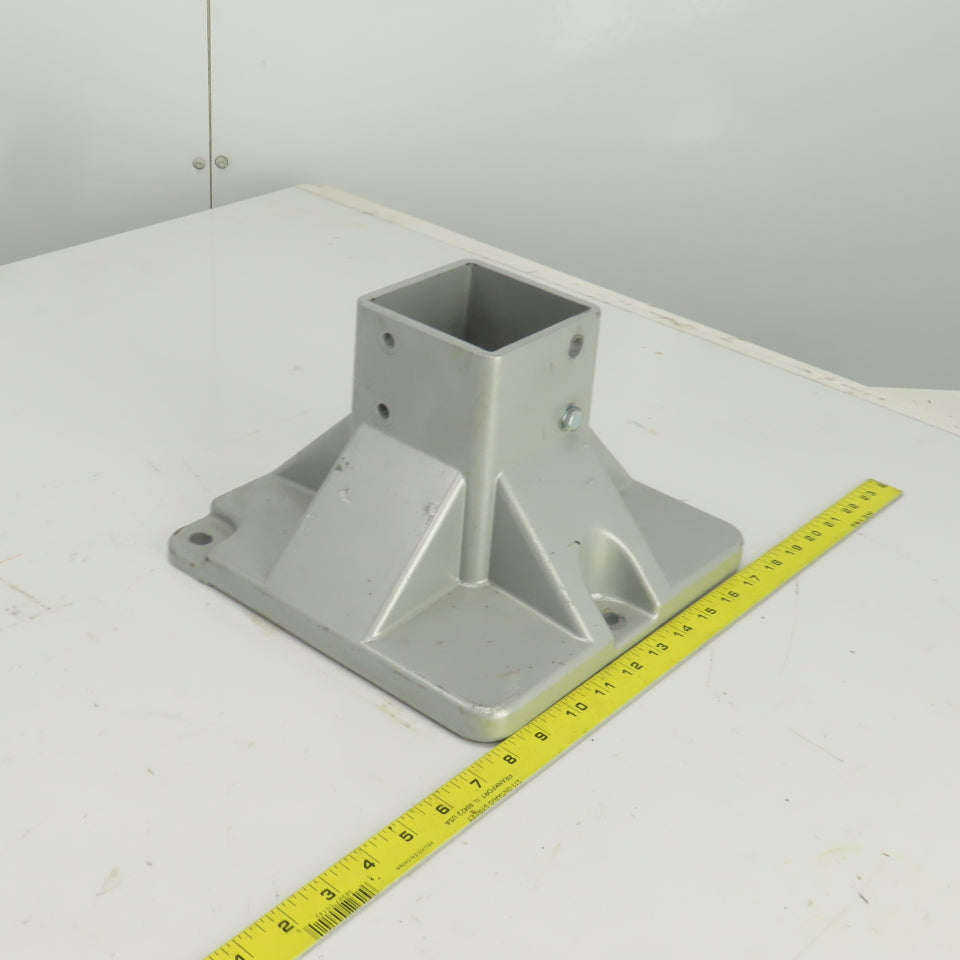 10" x 10"  Aluminum Stand Base Post Holder 3-1/8" x 3-1/8"