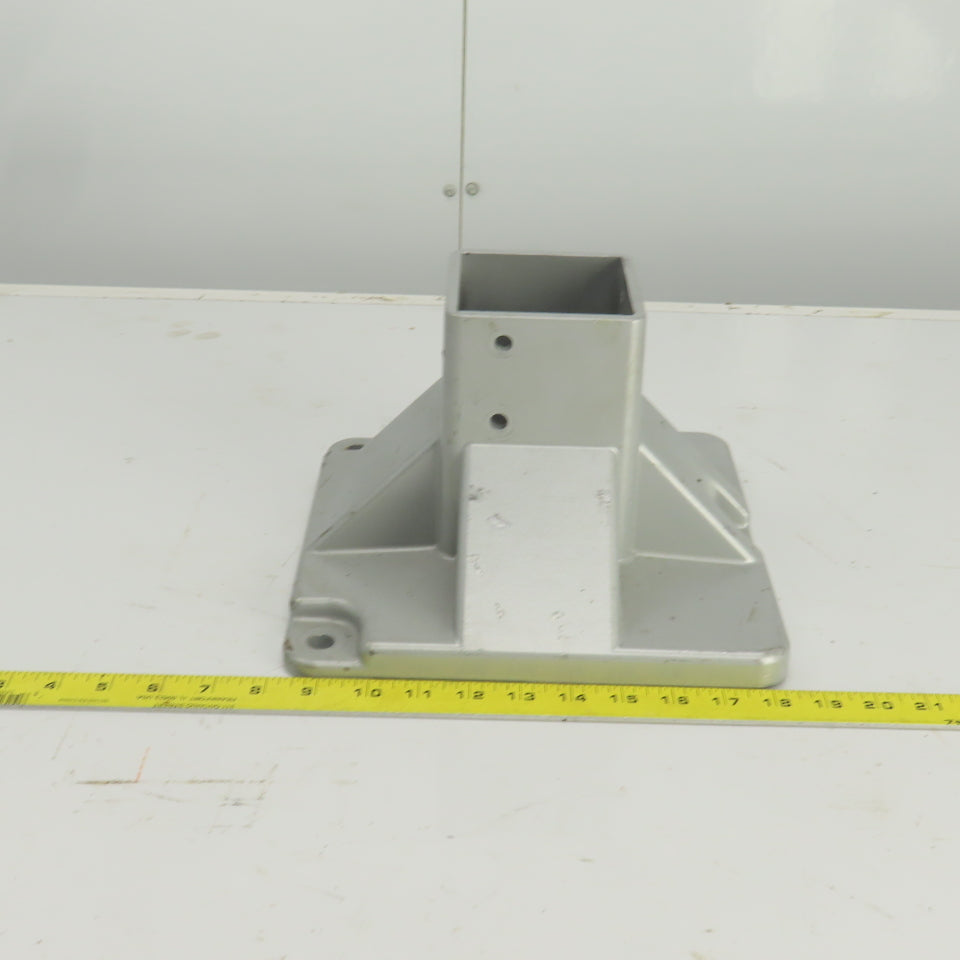 10" x 10"  Aluminum Stand Base Post Holder 3-1/8" x 3-1/8"