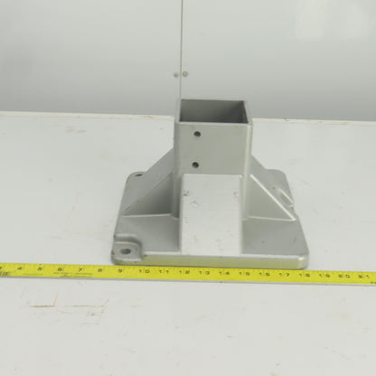 10" x 10"  Aluminum Stand Base Post Holder 3-1/8" x 3-1/8"
