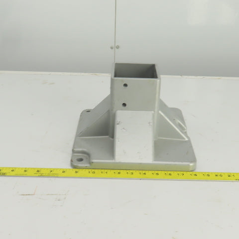 10" x 10"  Aluminum Stand Base Post Holder 3-1/8" x 3-1/8"