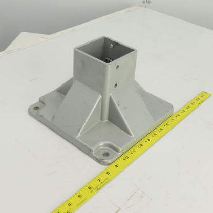 10" x 10"  Aluminum Stand Base Post Holder 3-1/8" x 3-1/8"