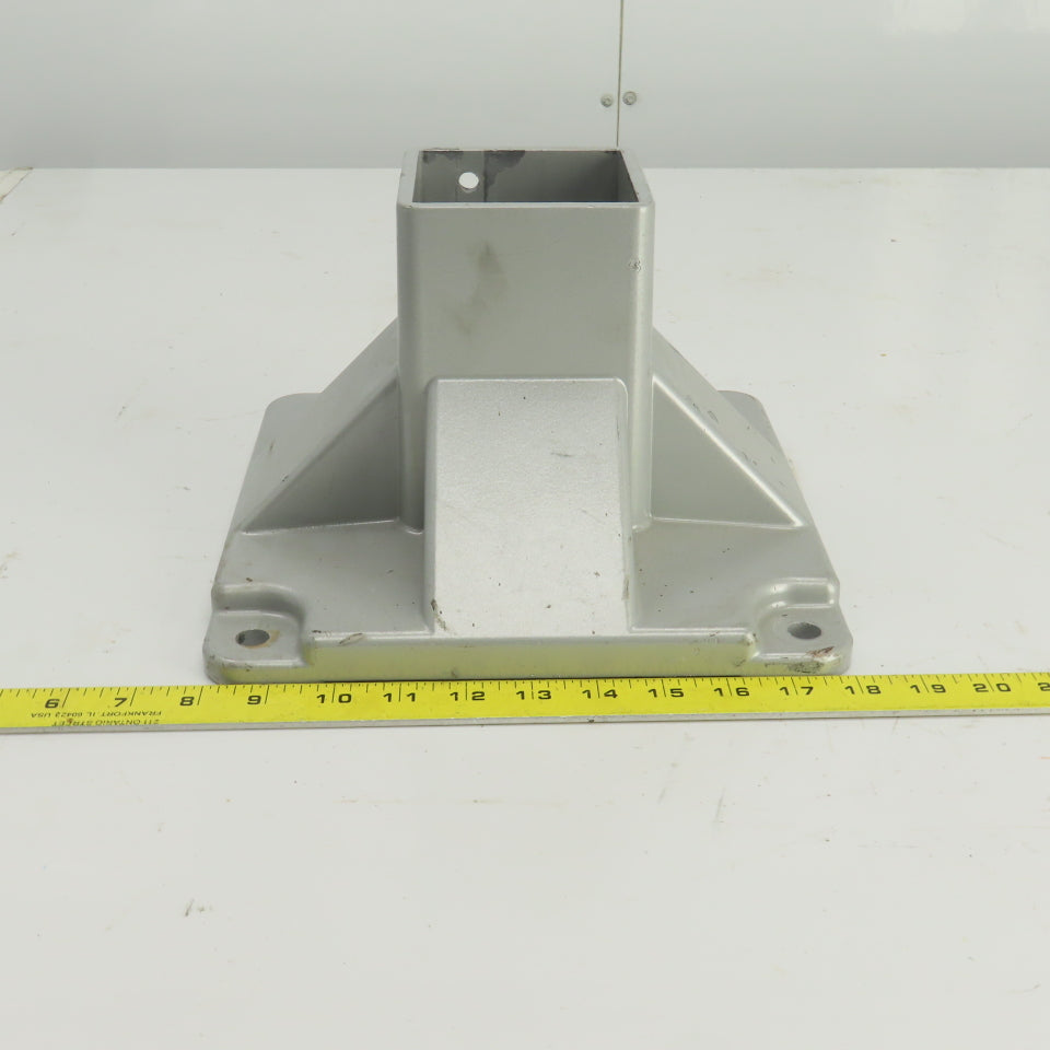 10" x 10"  Aluminum Stand Base Post Holder 3-1/8" x 3-1/8"