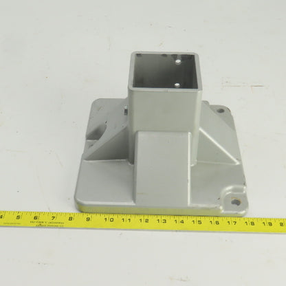 10" x 10"  Aluminum Stand Base Post Holder 3-1/8" x 3-1/8"