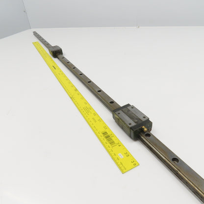 20mm Linear Guide Slide Rail & Bearing Block 56-1/4" OAL 1430mm
