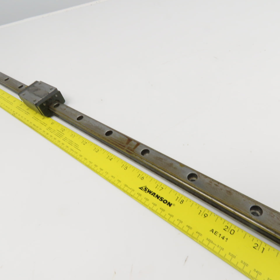 20mm Linear Guide Slide Rail & Bearing Block 56-1/4" OAL 1430mm