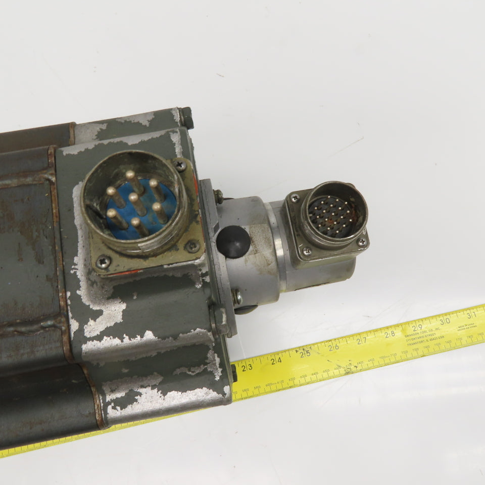 Mitsubishi HA200C-S Permanent Magnet AC Servo Motor Encoder 35mm Shaft