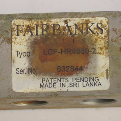 Fairbank LCF-HR4060-2 2500 LBS Electronic Scale Weighing Sensor Load Cell