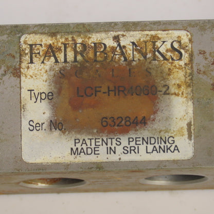 Fairbank LCF-HR4060-2 2500 LBS Electronic Scale Weighing Sensor Load Cell